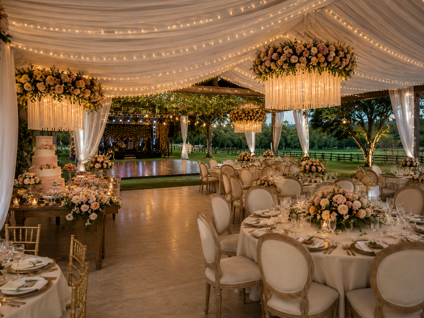 Salón elegante para boda en Pereira