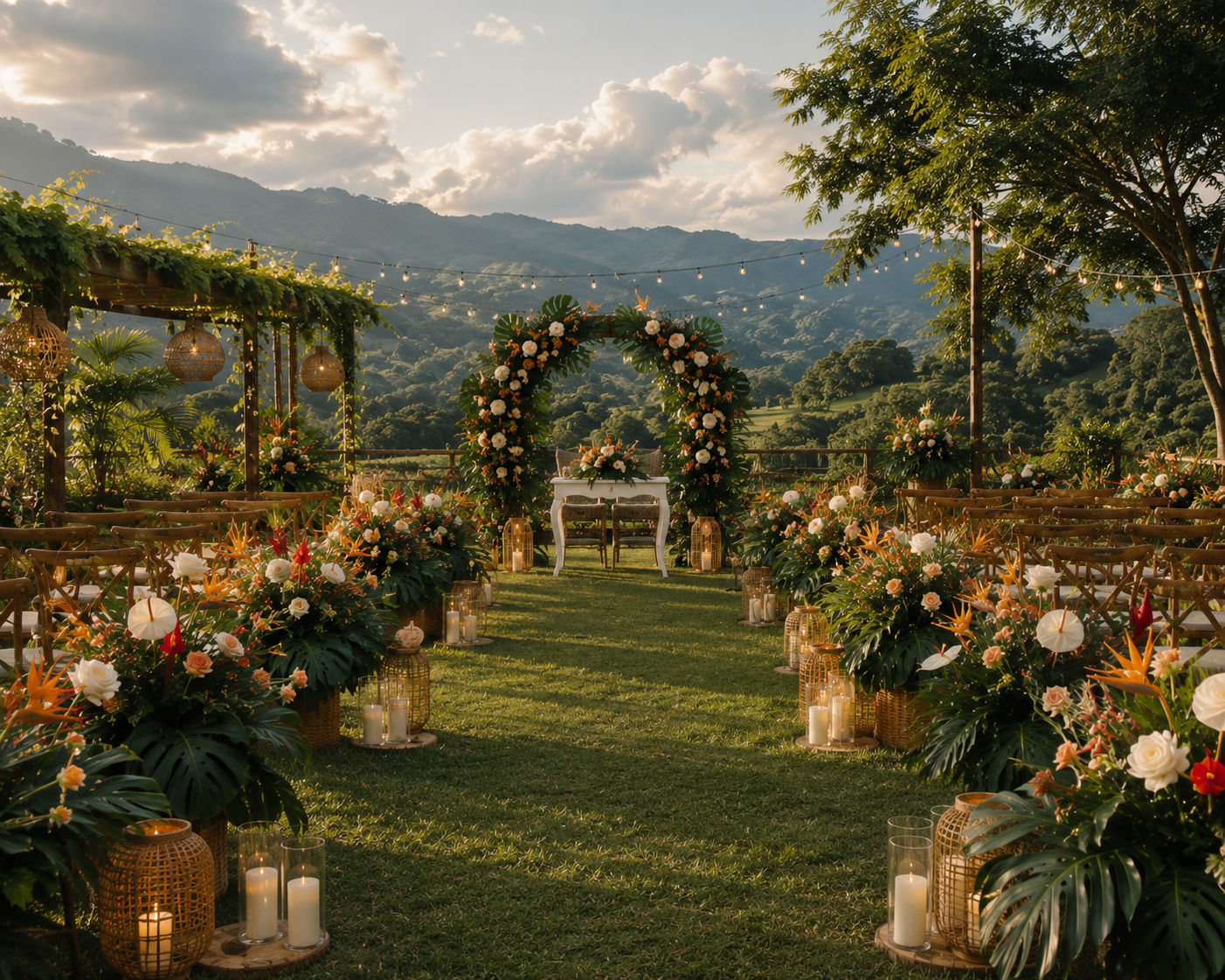 Venue amplio para boda destino